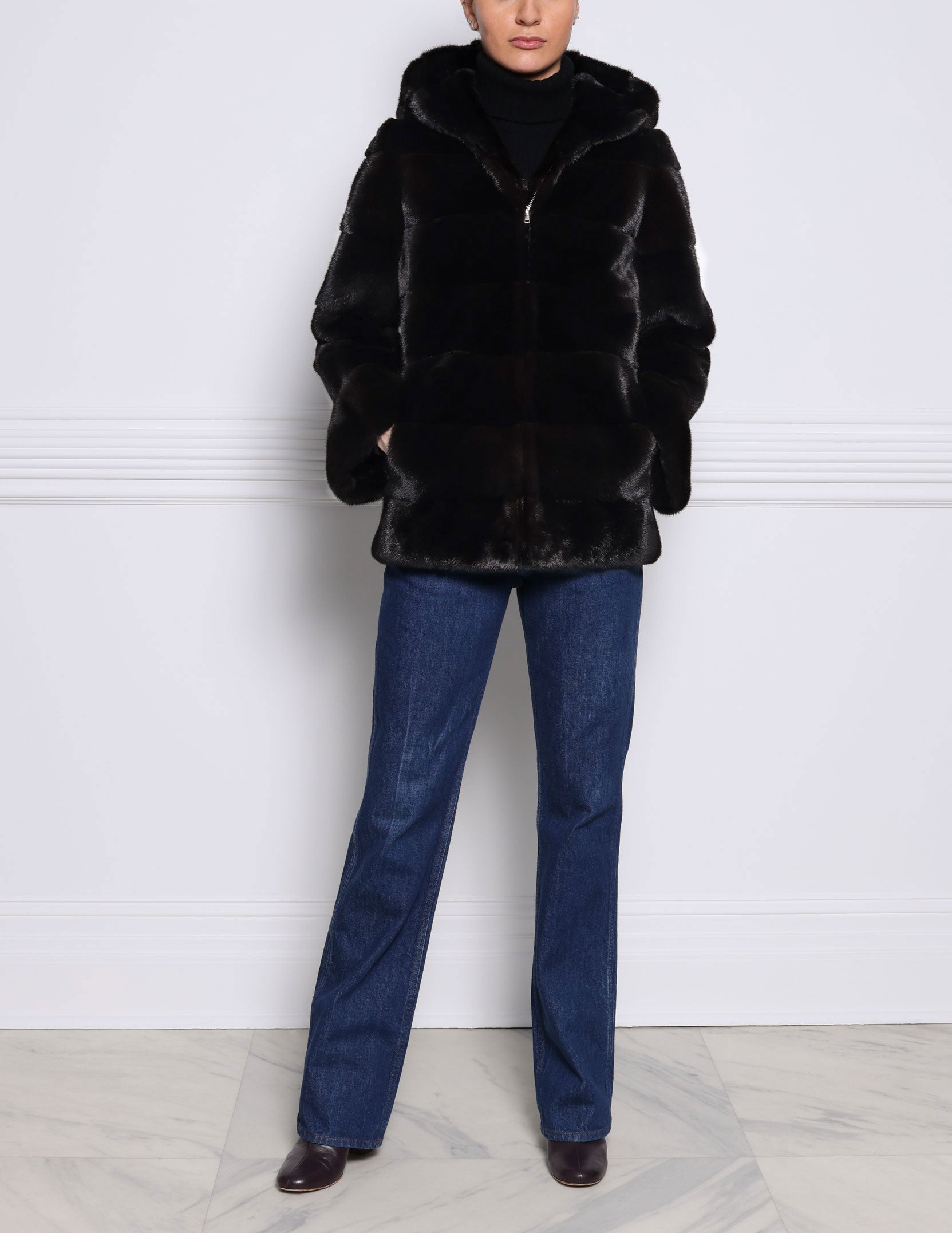 The Maggie Mink Fur Jacket