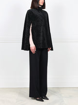 The Abigail Shearling Cape