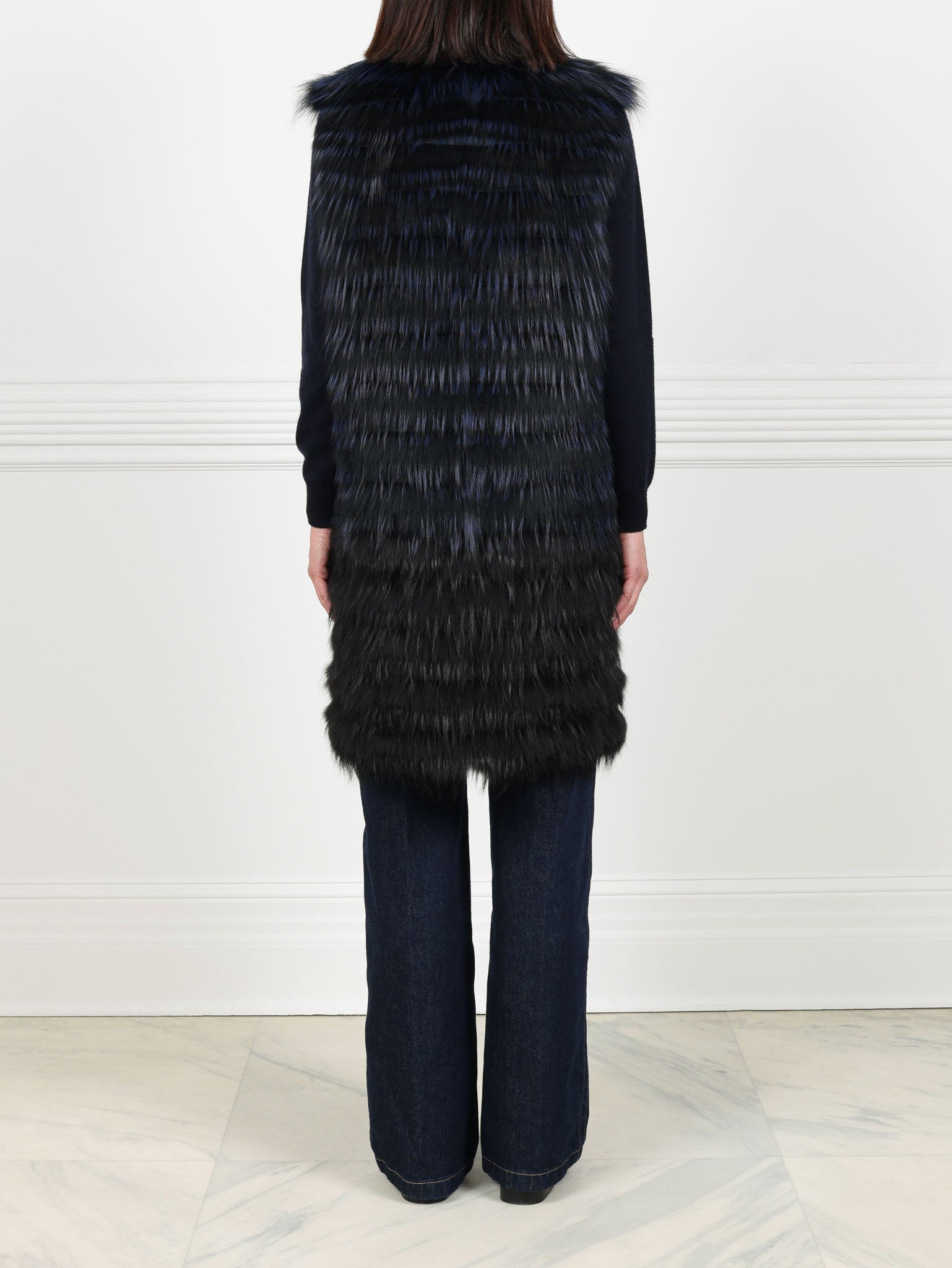 The Traveller Fox Fur Vest