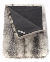 Blue Frost Fox Throw - Pologeorgis