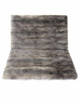 Blue Frost Fox Fur Throw Pologeorgis Furs