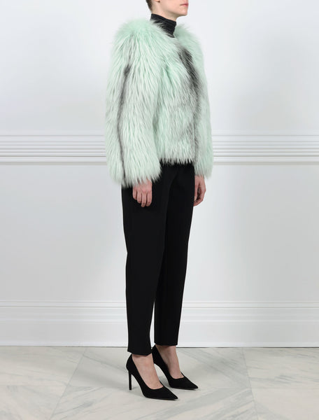 Mint fur outlet coat