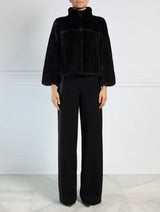 Black Mink Fur Jacket