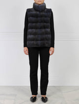 Horizontal Mink Vest