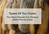 Types Of Luxury Fur Coats: The Most Popular Fur Choices [With Pros & Cons]