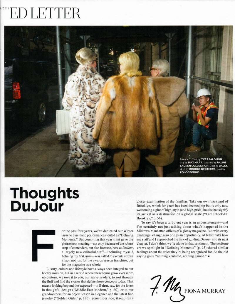 Dujour Winter 2016 Issue