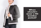 When and how to wear your B3 bomber jacket for maximum warmth, style, and durability from fall to early spring.