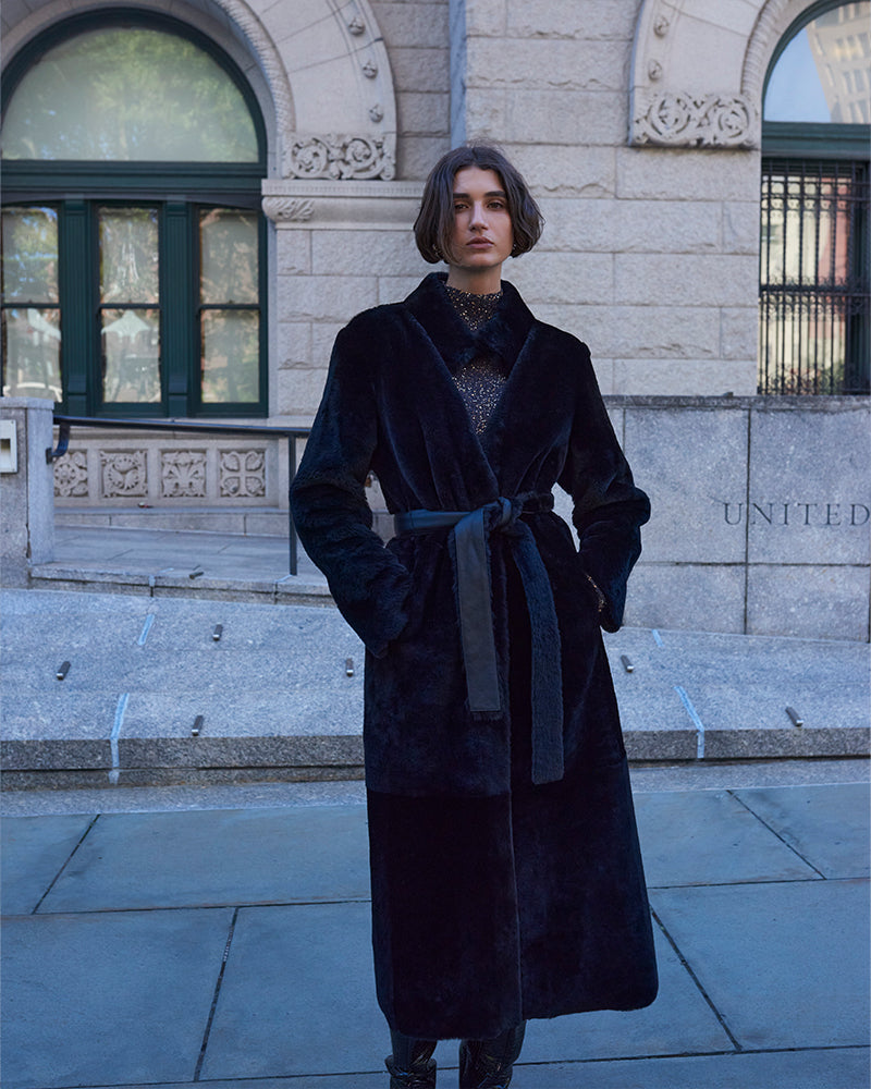 Shaggy Long Coat – SNIDEL