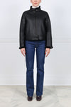 The Kate M Merino Shearling Moto Jacket