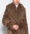 The Montana Curly Shearling Coat