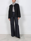 The Charlotte Wool/Cashmere and Mink Fur Jacket
