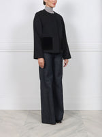 The Charlotte Wool/Cashmere and Mink Fur Jacket