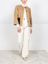 The Charlotte Wool/Cashmere and Mink Fur Jacket