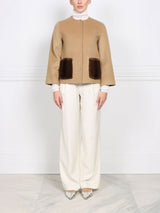 The Charlotte Wool/Cashmere and Mink Fur Jacket