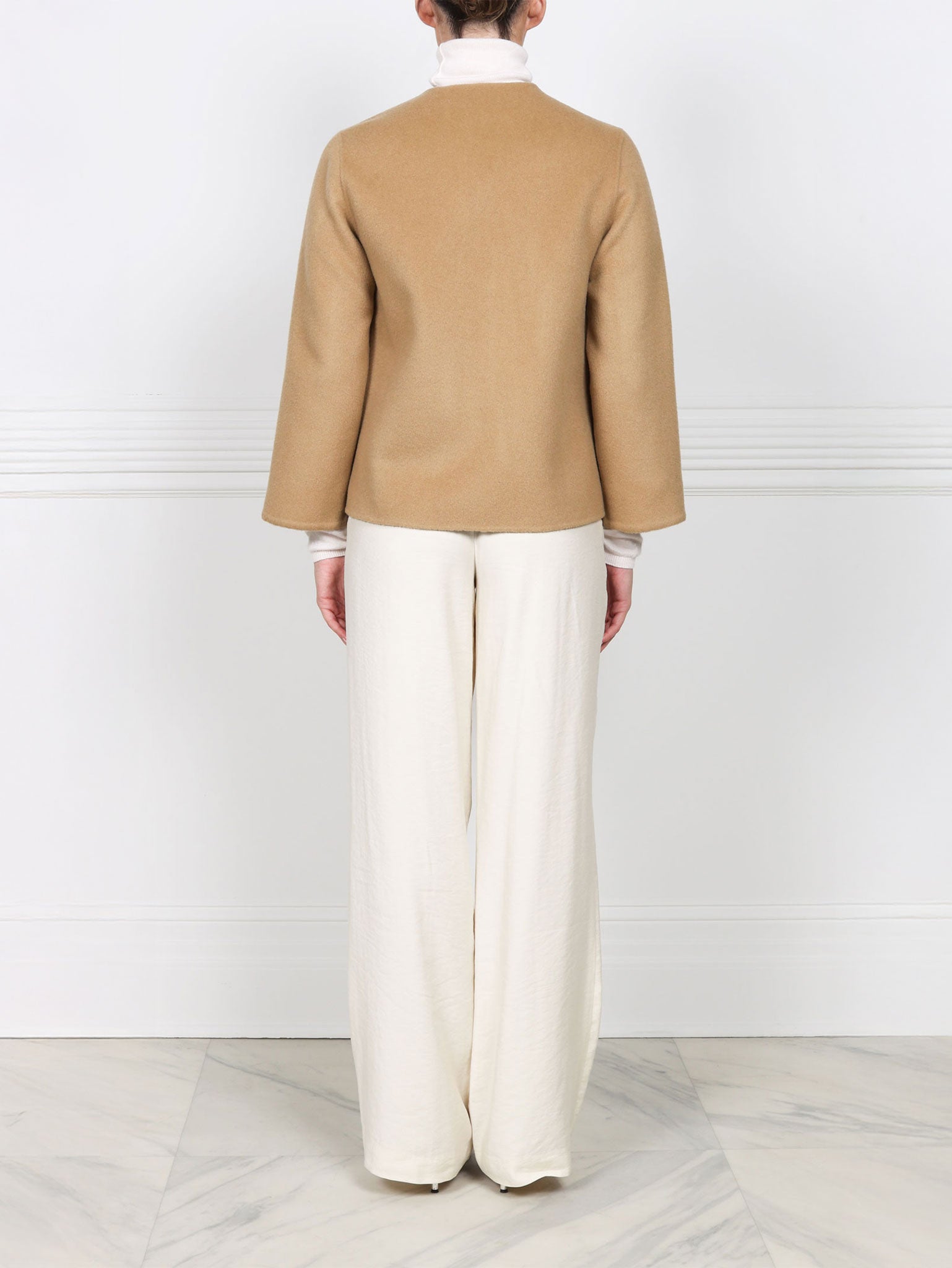 The Charlotte Wool/Cashmere and Mink Fur Jacket