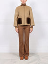 The Charlotte Wool/Cashmere and Mink Fur Jacket