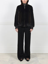 The Willard Mink Bomber Jacket