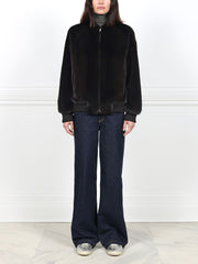 The Willard Mink Bomber Jacket