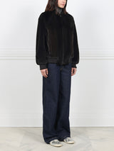 The Willard Mink Bomber Jacket
