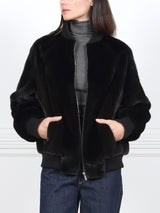 The Willard Mink Bomber Jacket