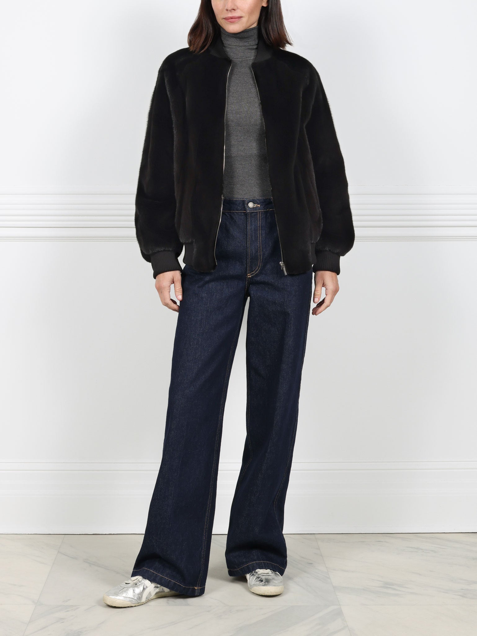 The Willard Mink Bomber Jacket