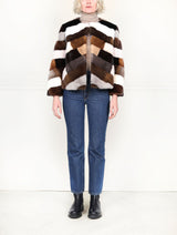 The Mosaic Mink Upcycled Jacket