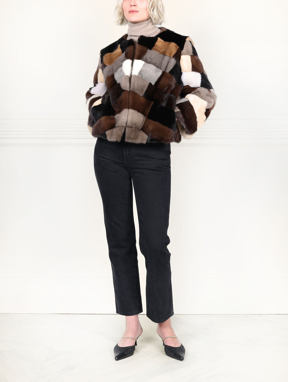 The Mosaic Mink Upcycled Jacket