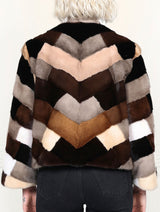 The Mosaic Mink Upcycled Jacket
