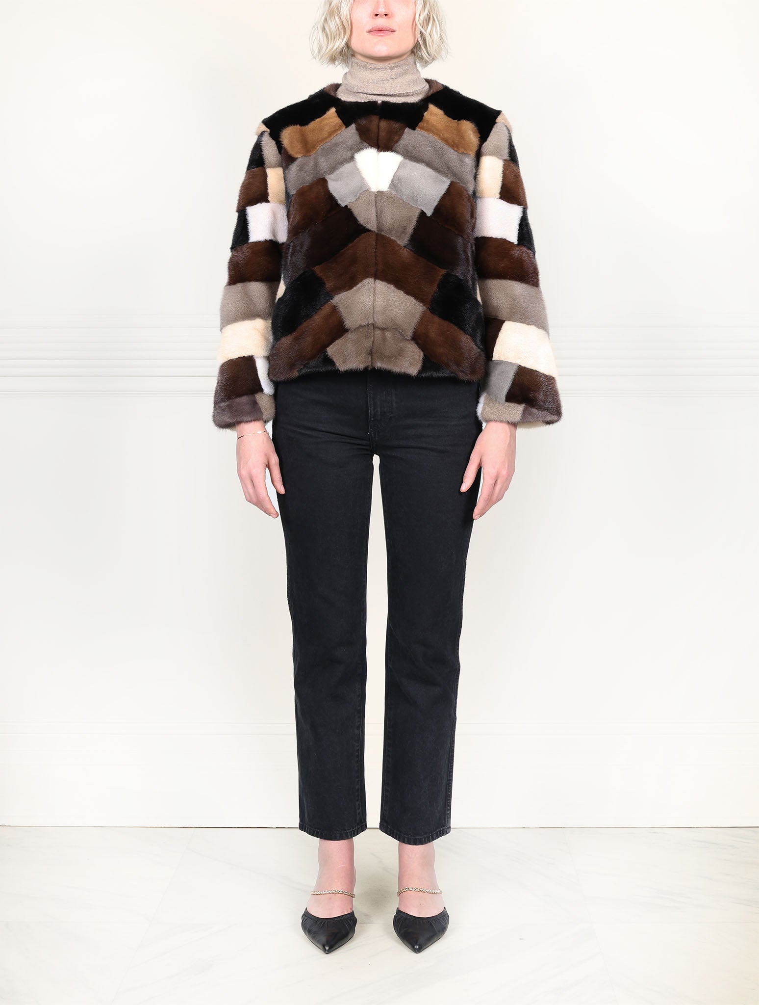 The Mosaic Mink Upcycled Jacket