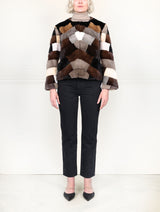 The Mosaic Mink Upcycled Jacket