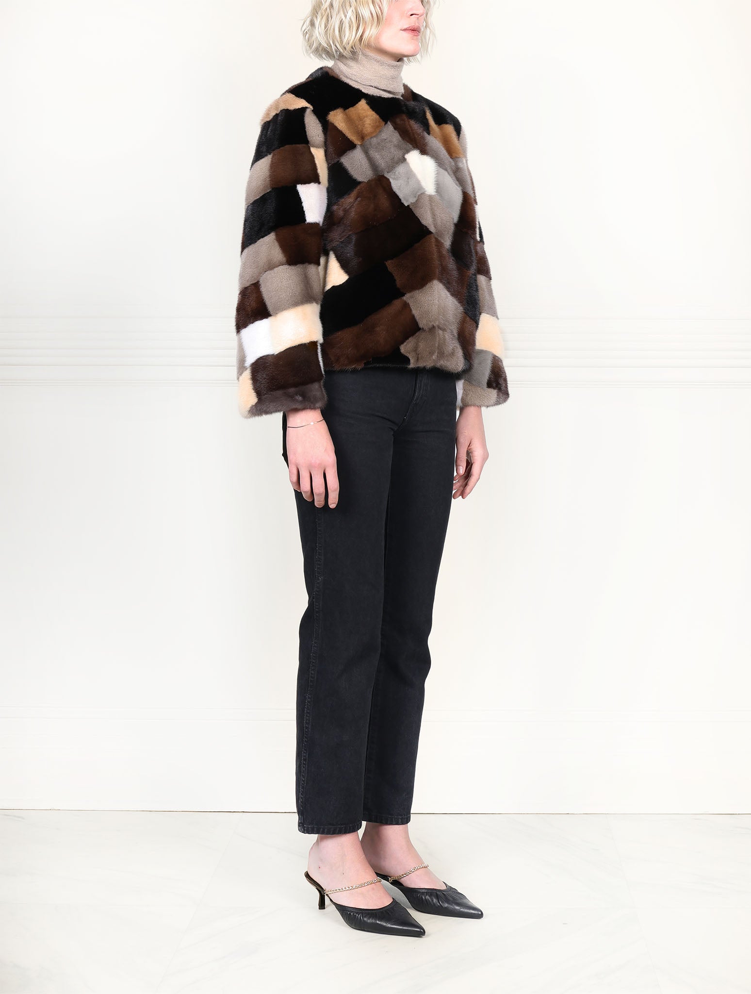 The Mosaic Mink Upcycled Jacket