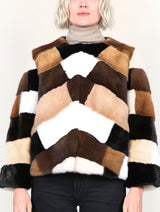 The Mosaic Mink Upcycled Jacket