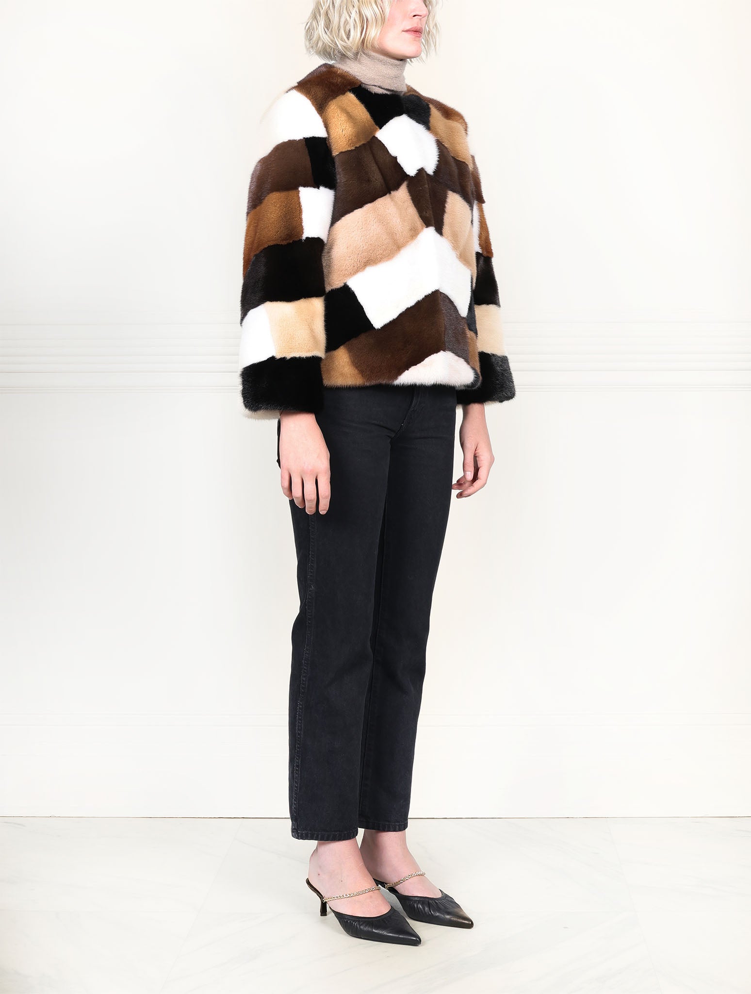 The Mosaic Mink Upcycled Jacket