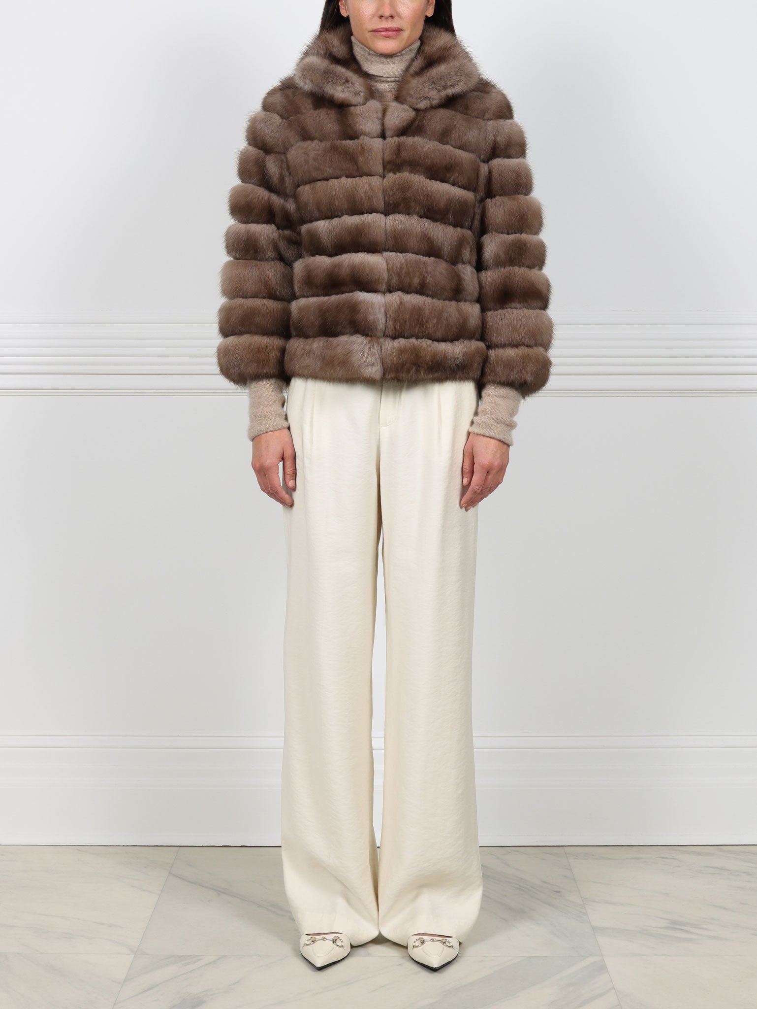 The Gemma Sable Fur Jacket