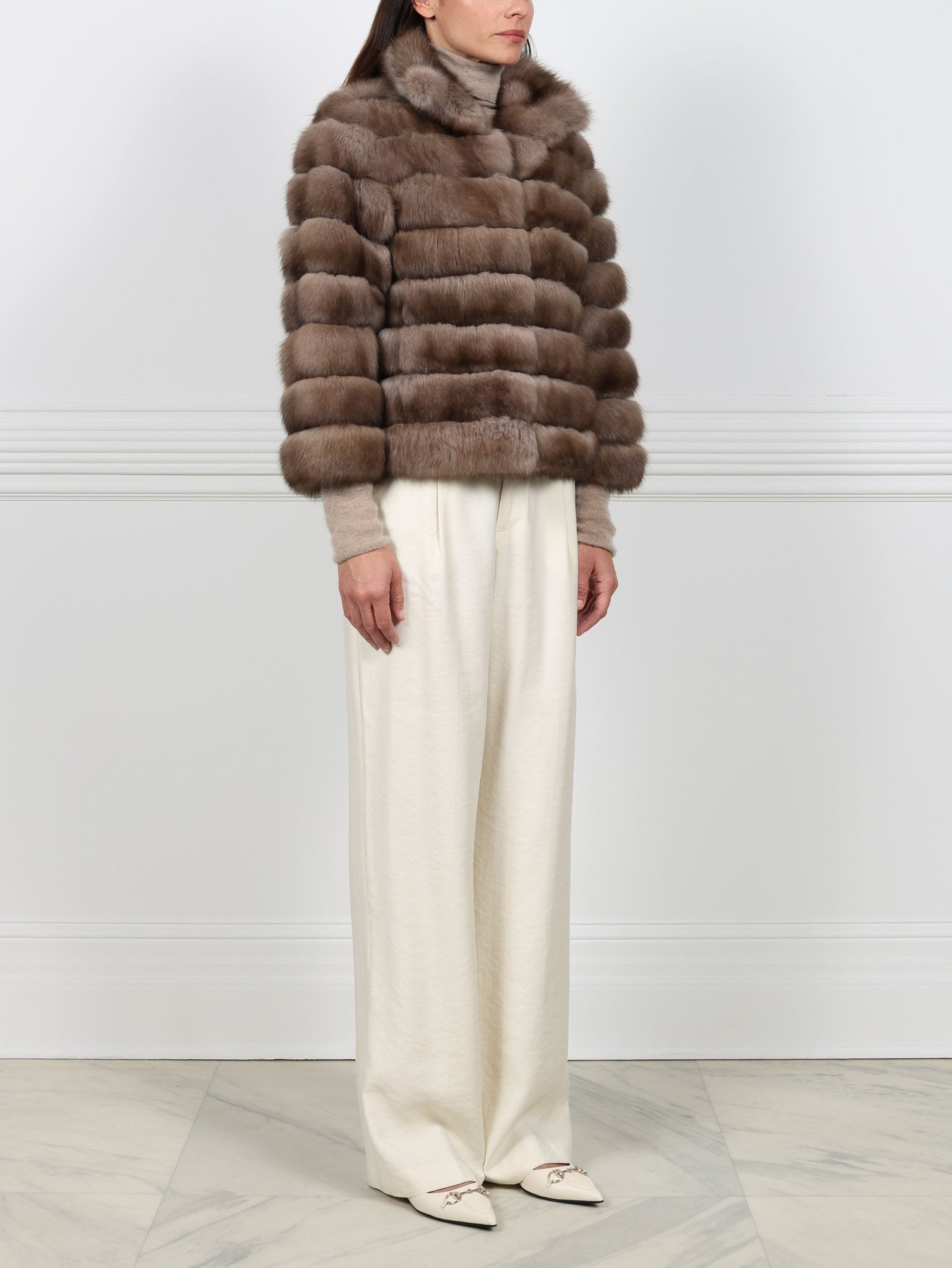 The Gemma Sable Fur Jacket
