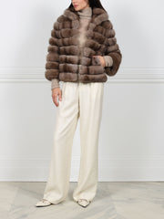 The Gemma Sable Fur Jacket