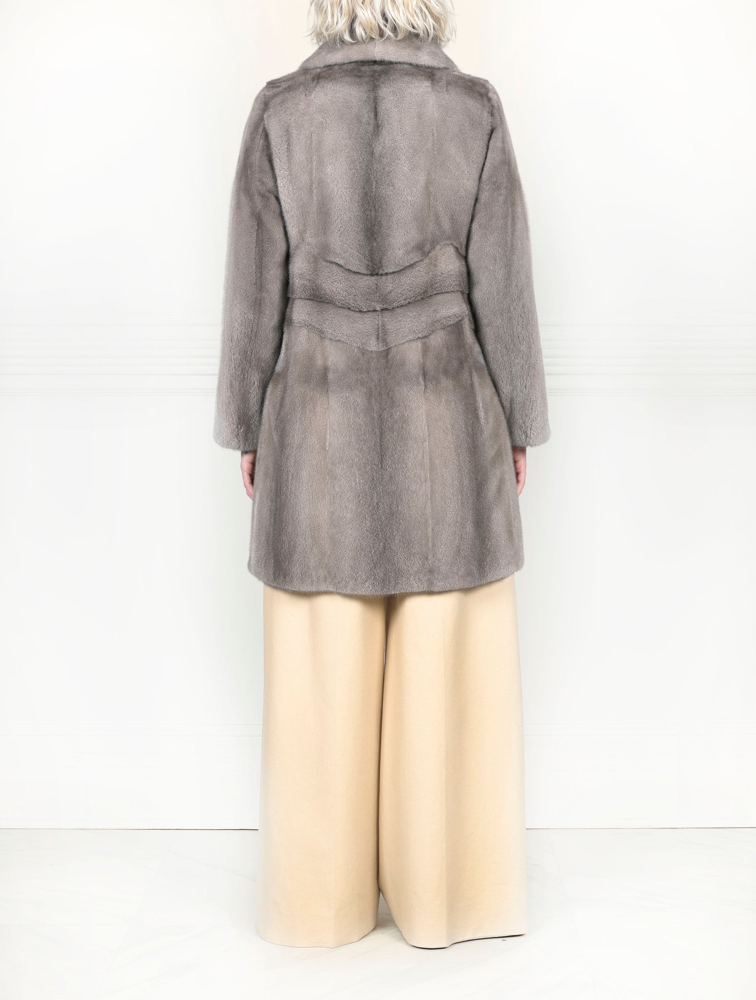 The Chevron Mink Coat