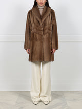 The Chevron Mink Coat