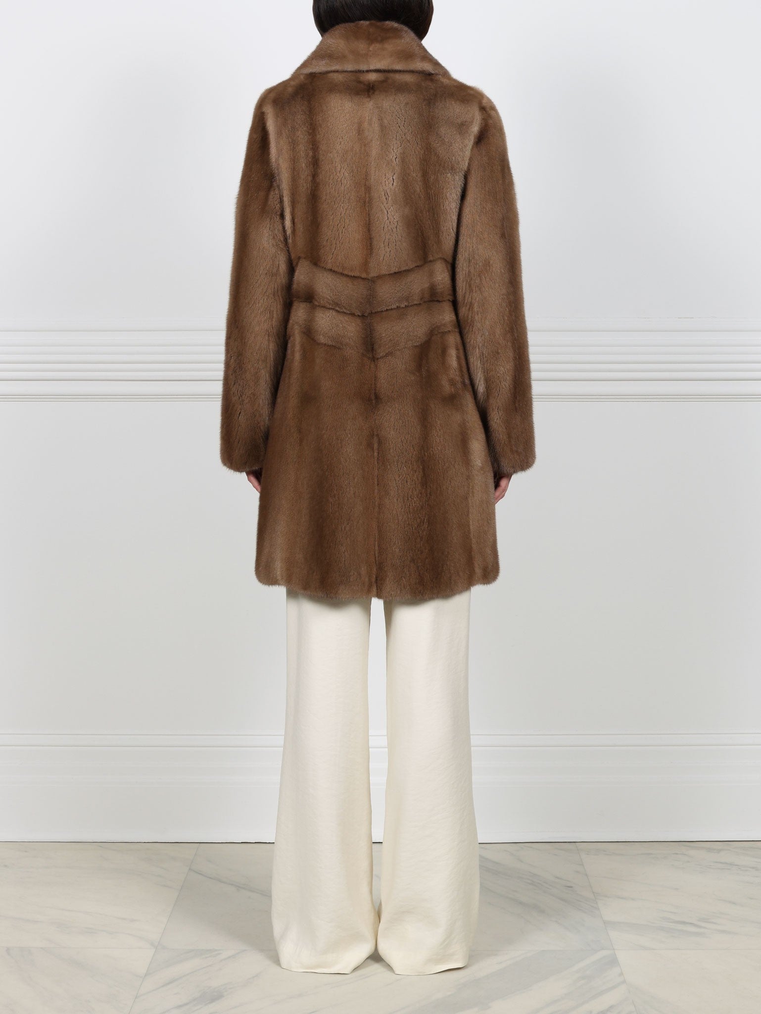 The Chevron Mink Coat