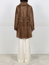 The Chevron Mink Coat