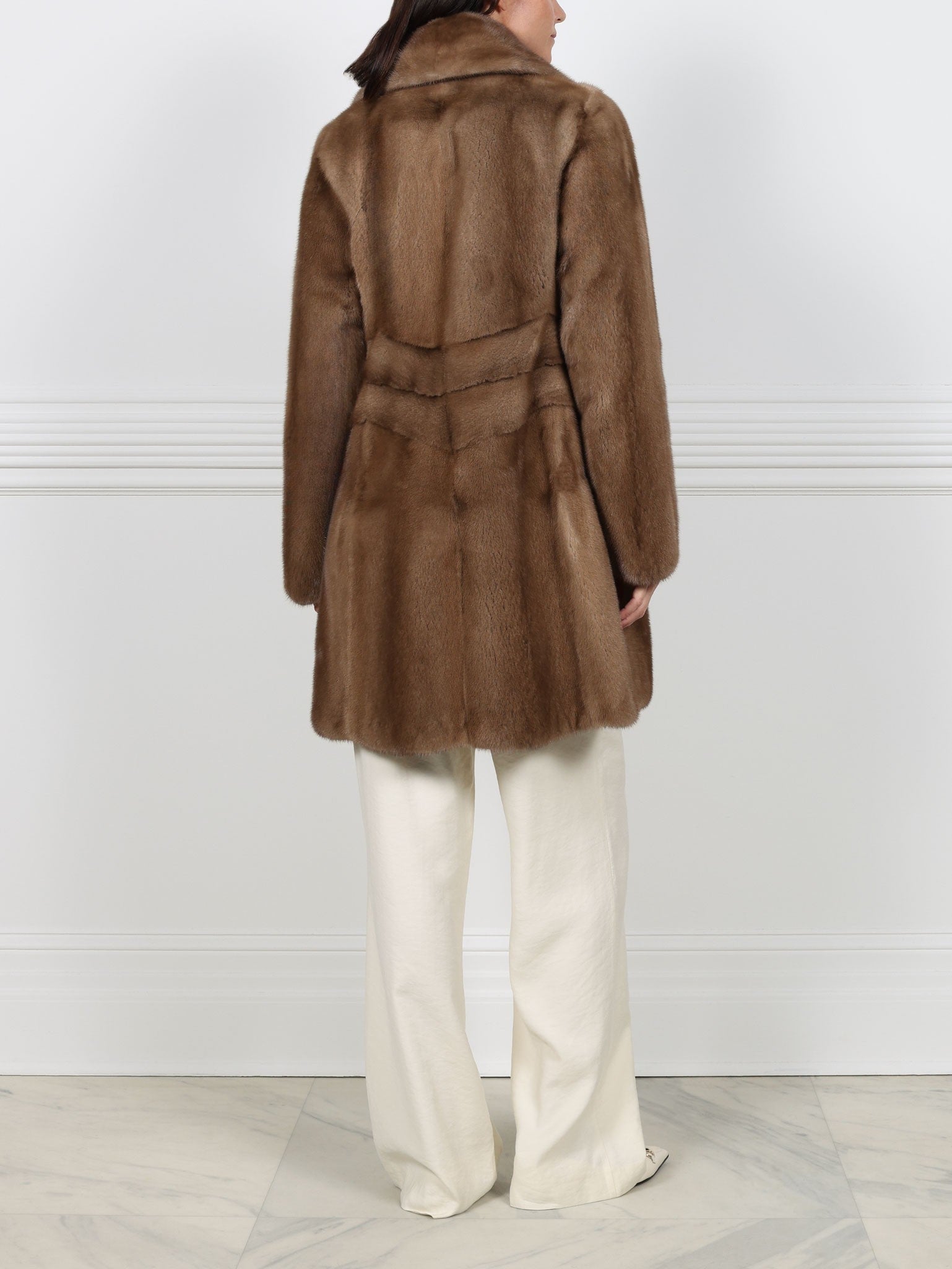 The Chevron Mink Coat