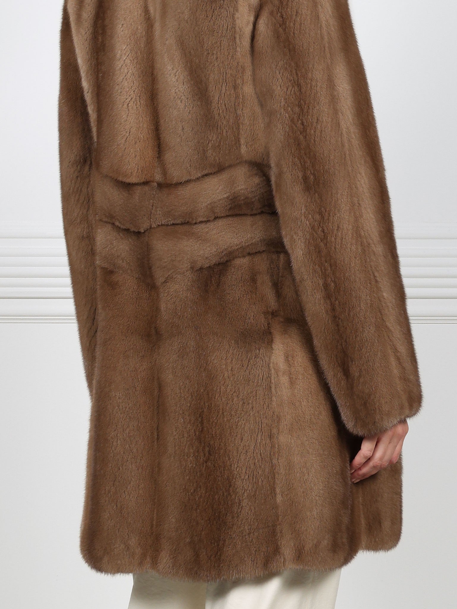 The Chevron Mink Coat