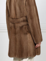 The Chevron Mink Coat