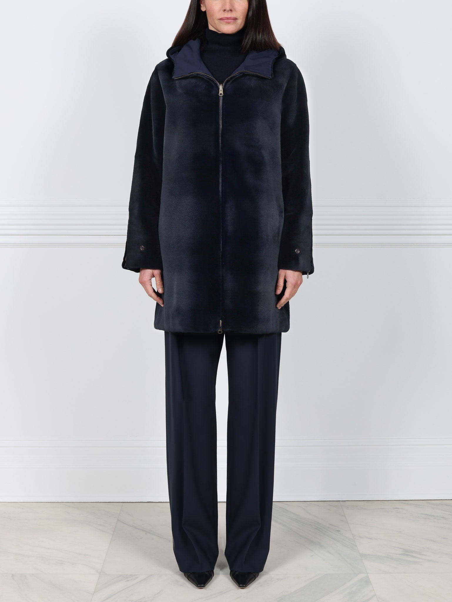 The Squal Reversible Mink Fur Coat