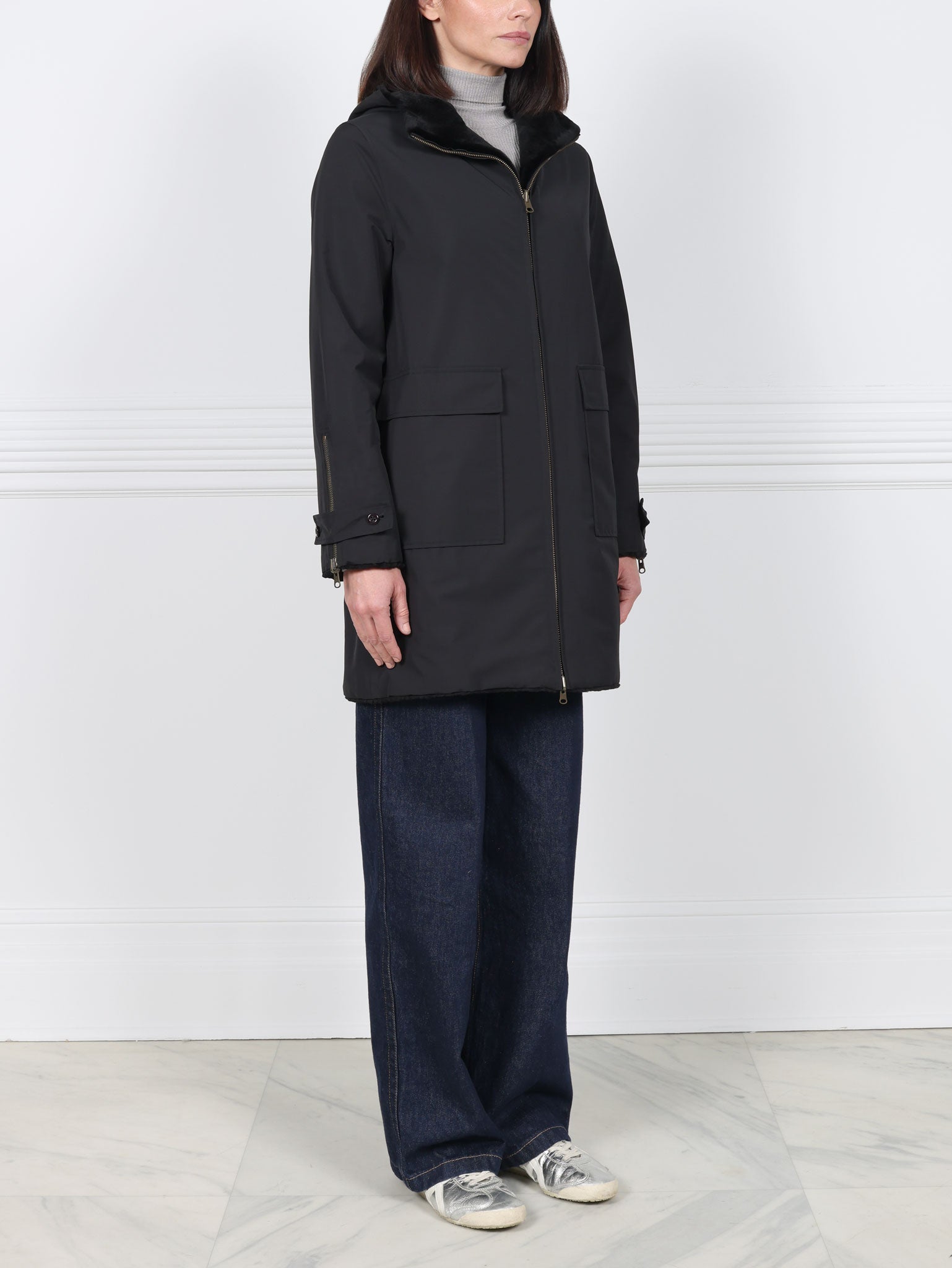 The Squal Reversible Mink Fur Coat
