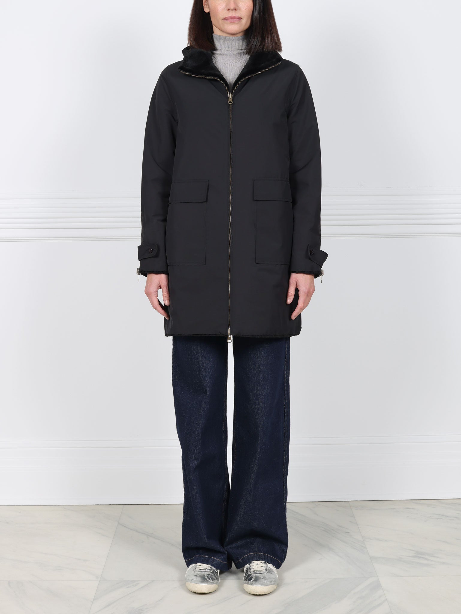 The Squal Reversible Mink Fur Coat