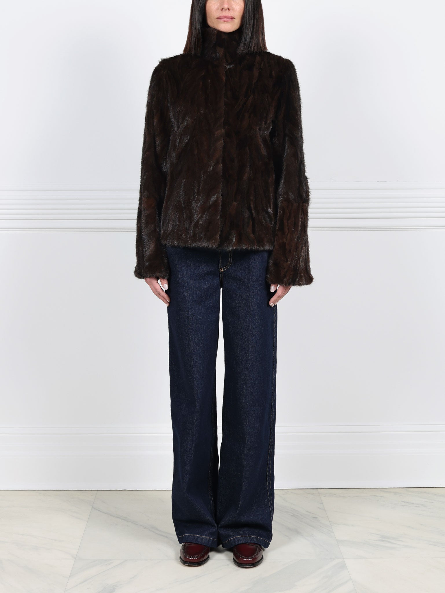 Upcycled Mink Fur Jacket