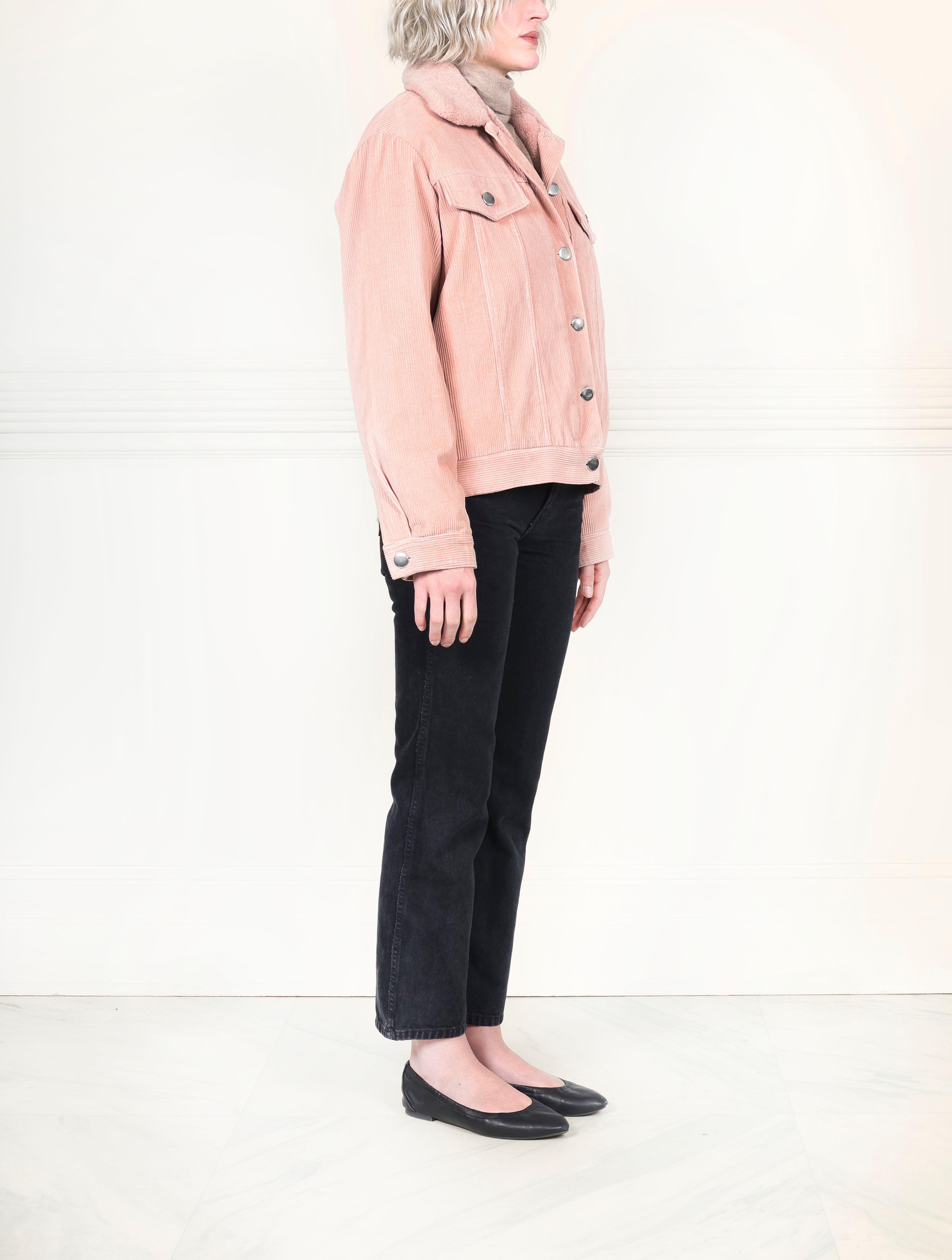 The Jennifer Shearling Lined Corduroy Jacket
