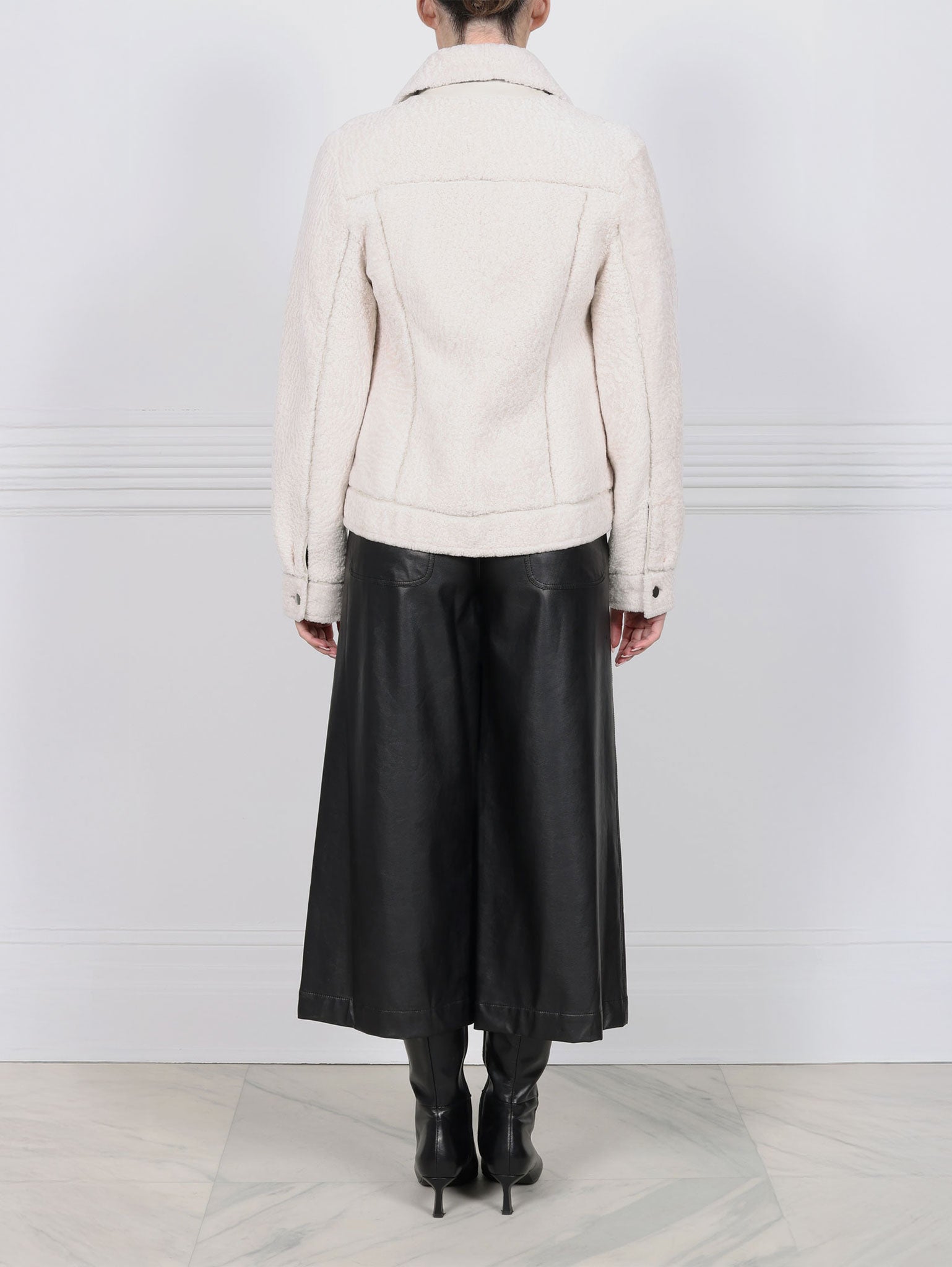 The Jennifer Shearling Denim Jacket