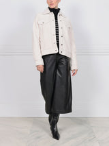 The Jennifer Shearling Denim Jacket